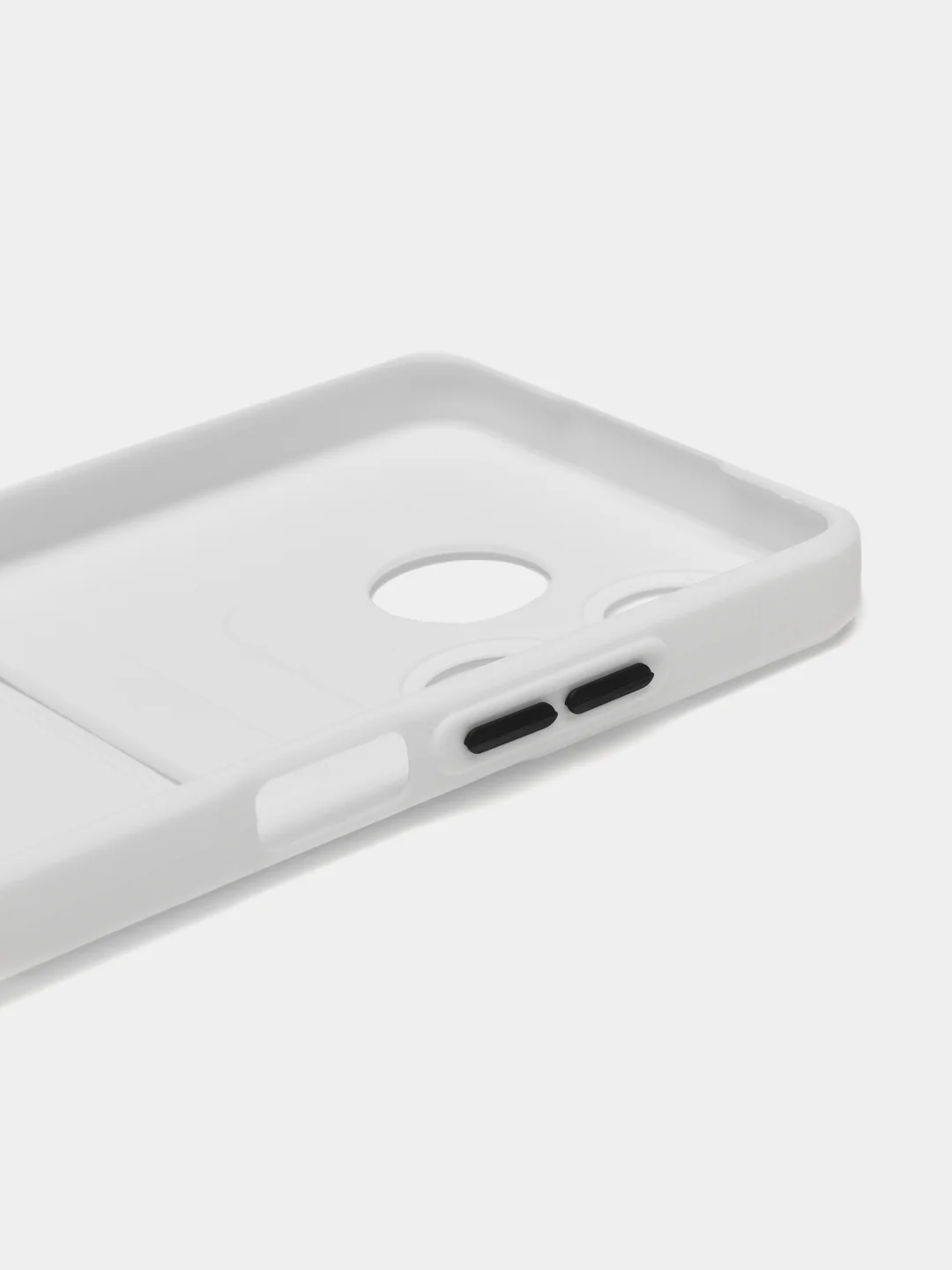 Белый чехол для Tecno Spark 10/Spark 10C (Техно Спарк 10/10С), с карманом для карт