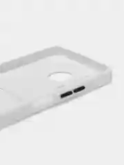 Белый чехол для Tecno Spark 10/Spark 10C (Техно Спарк 10/10С), с карманом для карт
