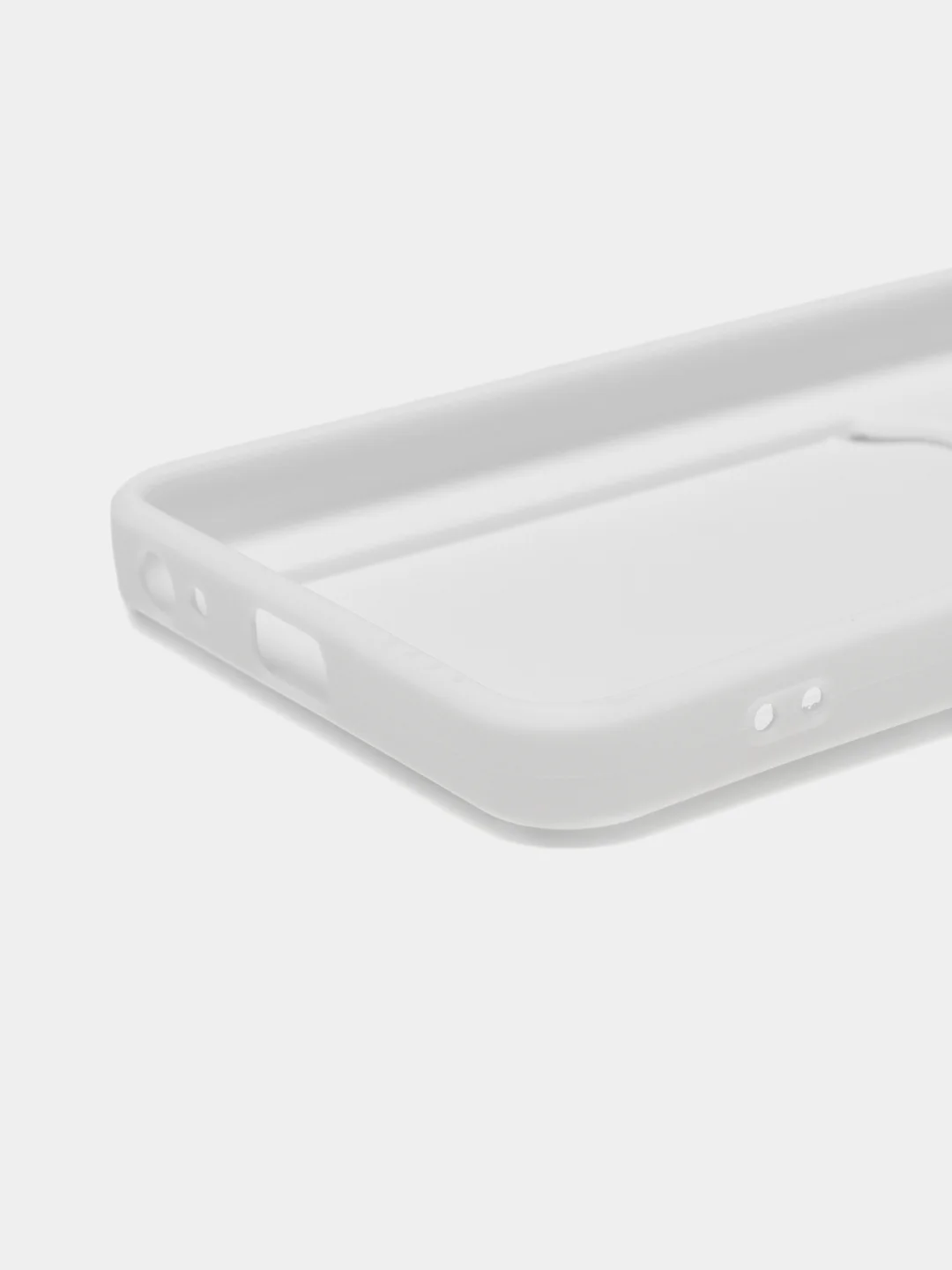 Белый чехол для Tecno Spark 10/Spark 10C (Техно Спарк 10/10С), с карманом для карт
