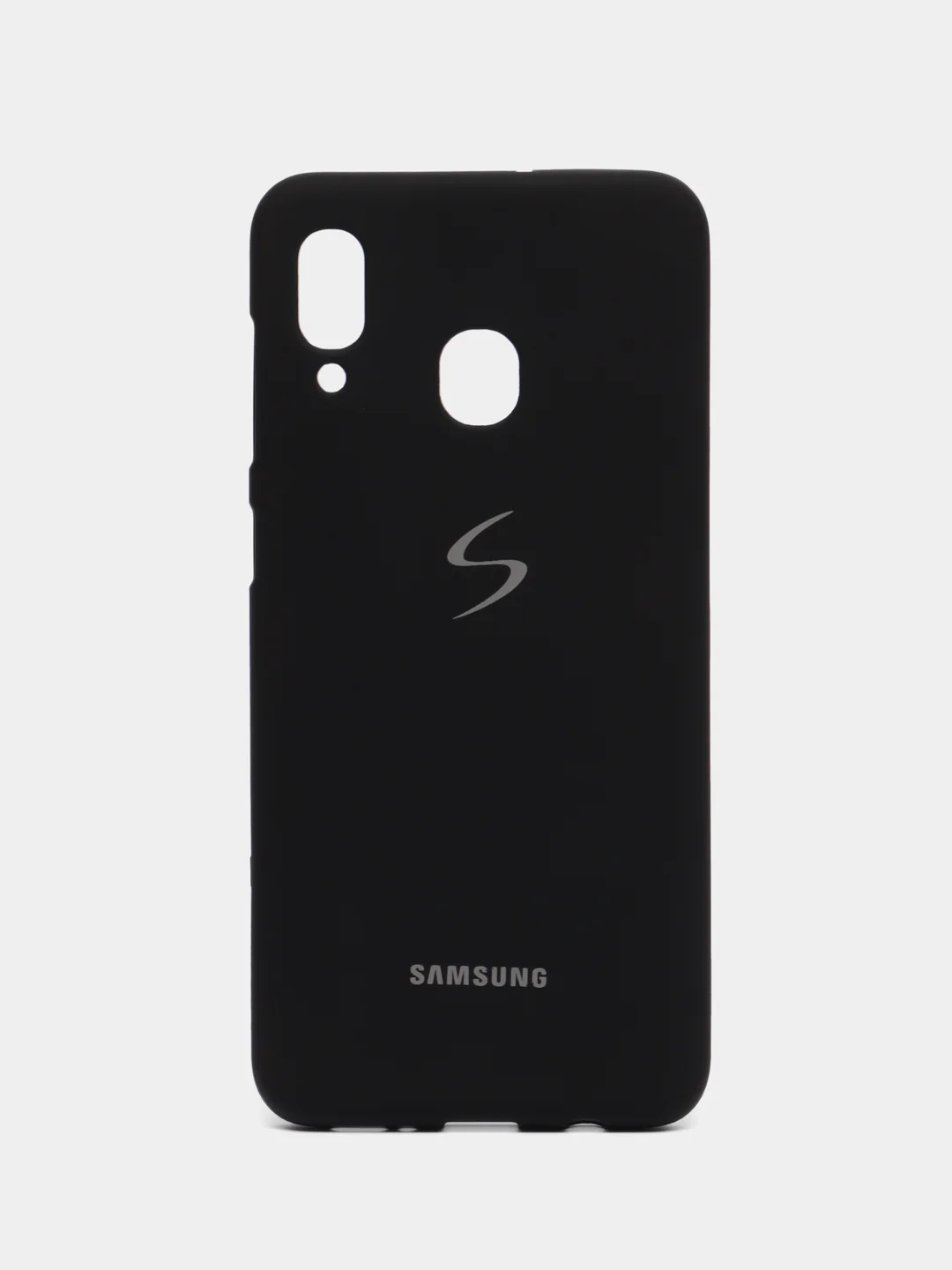 Черный чехол силиконовый с закрытым низом на Samsung J6(18)/S10P/A01/20/30/31/50/41/71/J4(18)/A7(18)
