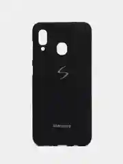 Черный чехол силиконовый с закрытым низом на Samsung J6(18)/S10P/A01/20/30/31/50/41/71/J4(18)/A7(18)