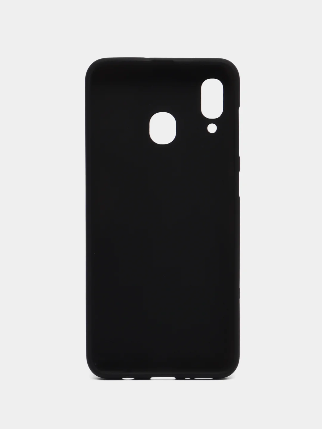 Черный чехол силиконовый с закрытым низом на Samsung J6(18)/S10P/A01/20/30/31/50/41/71/J4(18)/A7(18)