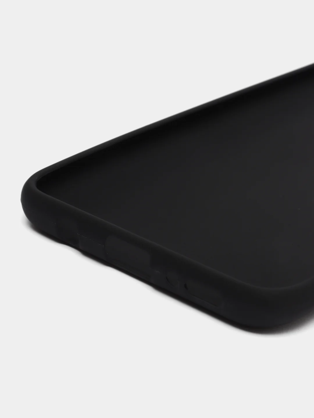 Черный чехол силиконовый с закрытым низом на Samsung J6(18)/S10P/A01/20/30/31/50/41/71/J4(18)/A7(18)