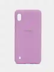 Сиреневый чехол силиконовый с закрытым низом на Samsung J6(18)/S10P/A01/20/30/31/50/41/71/J4(18)/A7(18)