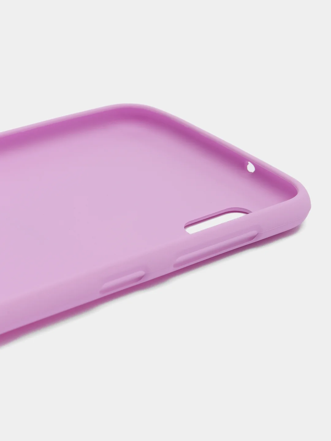 Сиреневый чехол силиконовый с закрытым низом на Samsung J6(18)/S10P/A01/20/30/31/50/41/71/J4(18)/A7(18)