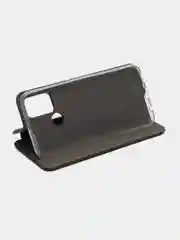 Темно-синий чехол-книжка для Huawei Honor 9 A (Хонор 9 А), из экокожи
