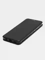 Темно-синий чехол-книжка для Huawei Honor 9 A (Хонор 9 А), из экокожи