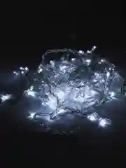 Белый гирлянда-штора
