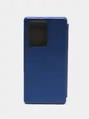 Синий чехол-книжка для Samsung Galaxy S 20 Ultra, S 11 +, S11 Plus,экокожа (Самсунг С 20 ультра)