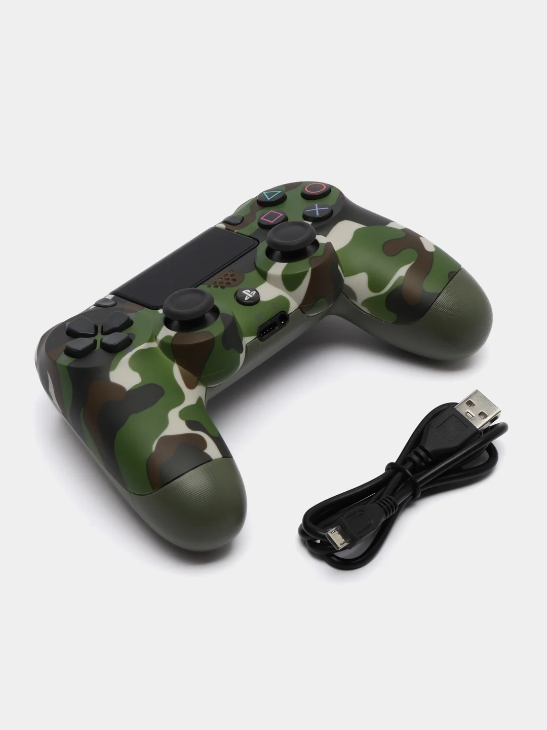 Зелёный хаки беспроводной геймпад-джойстик DualShock 4 для PS4, PS5 и ПК