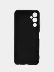 Черный чехол BROSCORP для Tecno Pova 4 матовый силиконовый тонкий, бортик вокруг камер