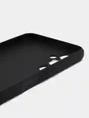 Черный чехол BROSCORP для Tecno Pova 4 матовый силиконовый тонкий, бортик вокруг камер