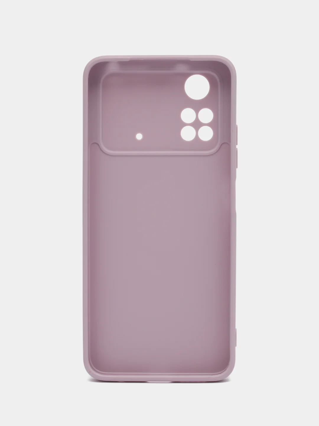 Фиолетовый чехол BROSCORP для Xiaomi Poco M4 Pro 4G, матовый, силиконовый, тонкий
