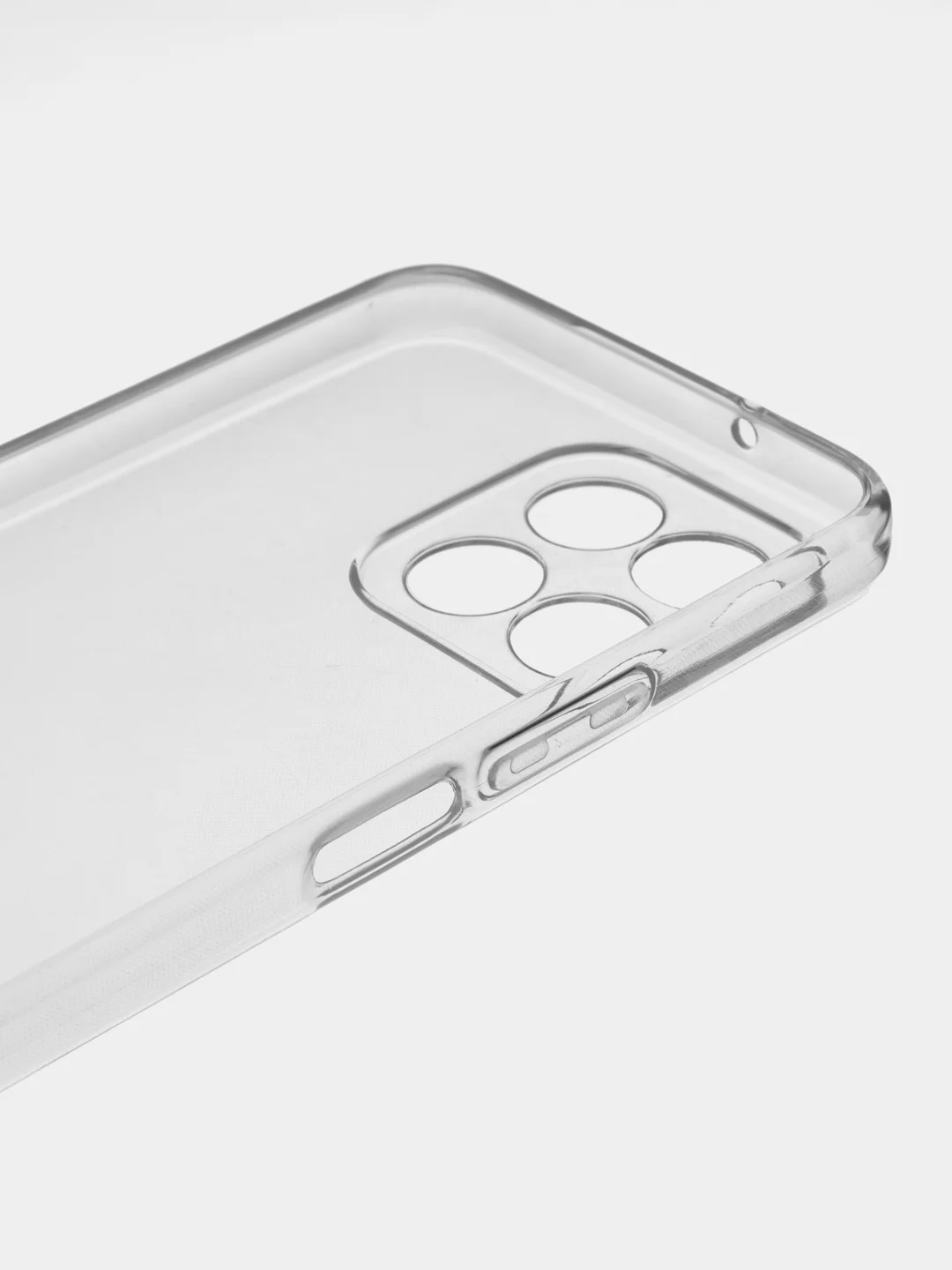 Прозрачный силиконовый чехол BROSCORP для Honor X6 и X8 5G с защитой камер и от прилипания