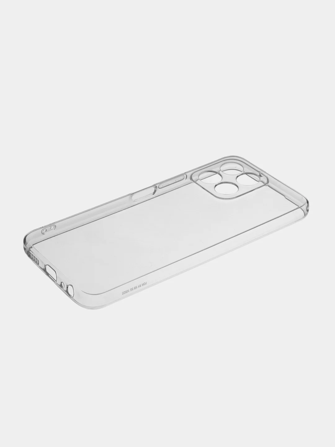 Прозрачный силиконовый чехол BROSCORP для Honor X6 и X8 5G с защитой камер и от прилипания