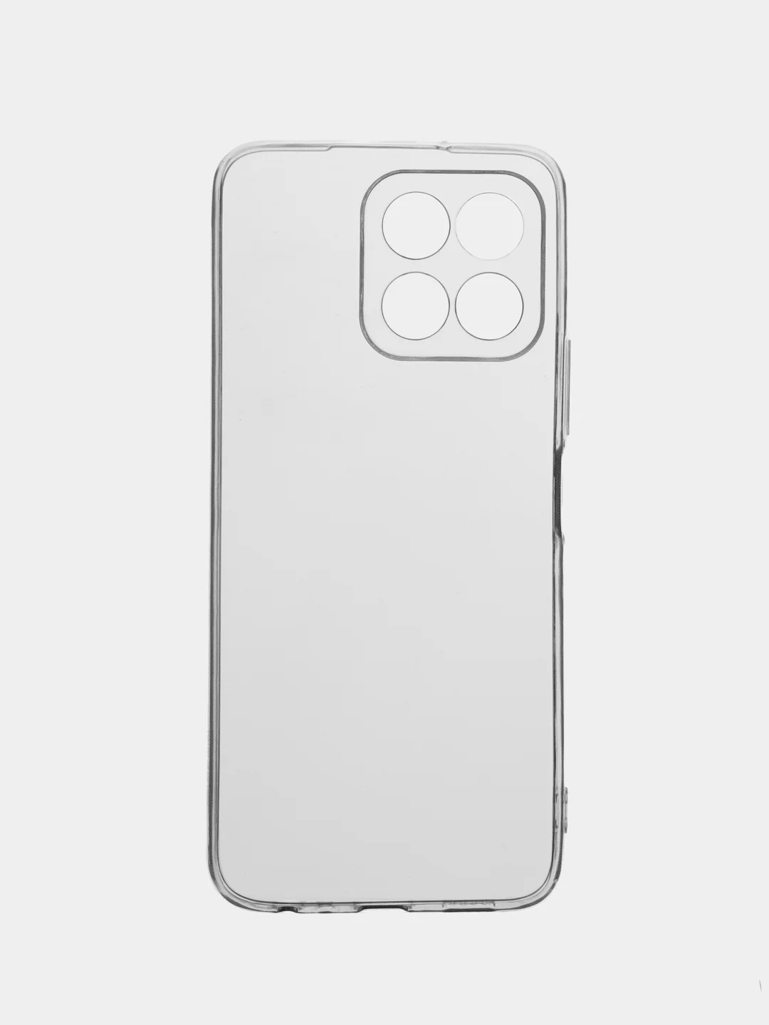 Прозрачный силиконовый чехол BROSCORP для Honor X6 и X8 5G с защитой камер и от прилипания