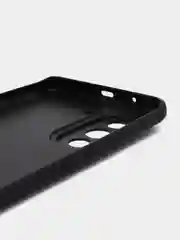 Черный чехол BROSCORP для Huawei Nova 10 Pro матовый силиконовый тонкий, бортик вокруг камер