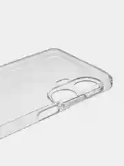 Прозрачный силиконовый чехол BROSCORP для Realme C55 с защитой камер и от прилипания