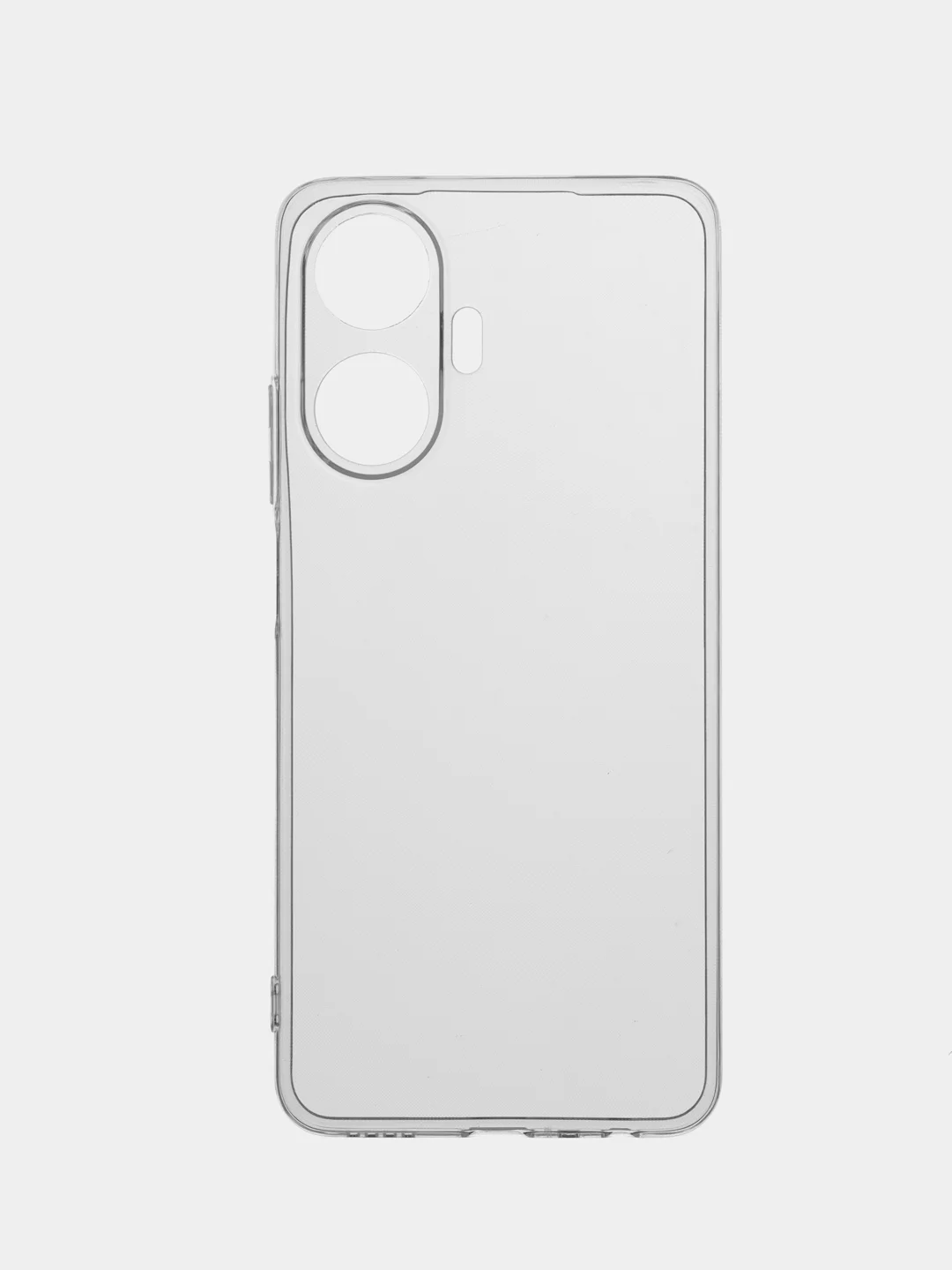 Прозрачный силиконовый чехол BROSCORP для Realme C55 с защитой камер и от прилипания
