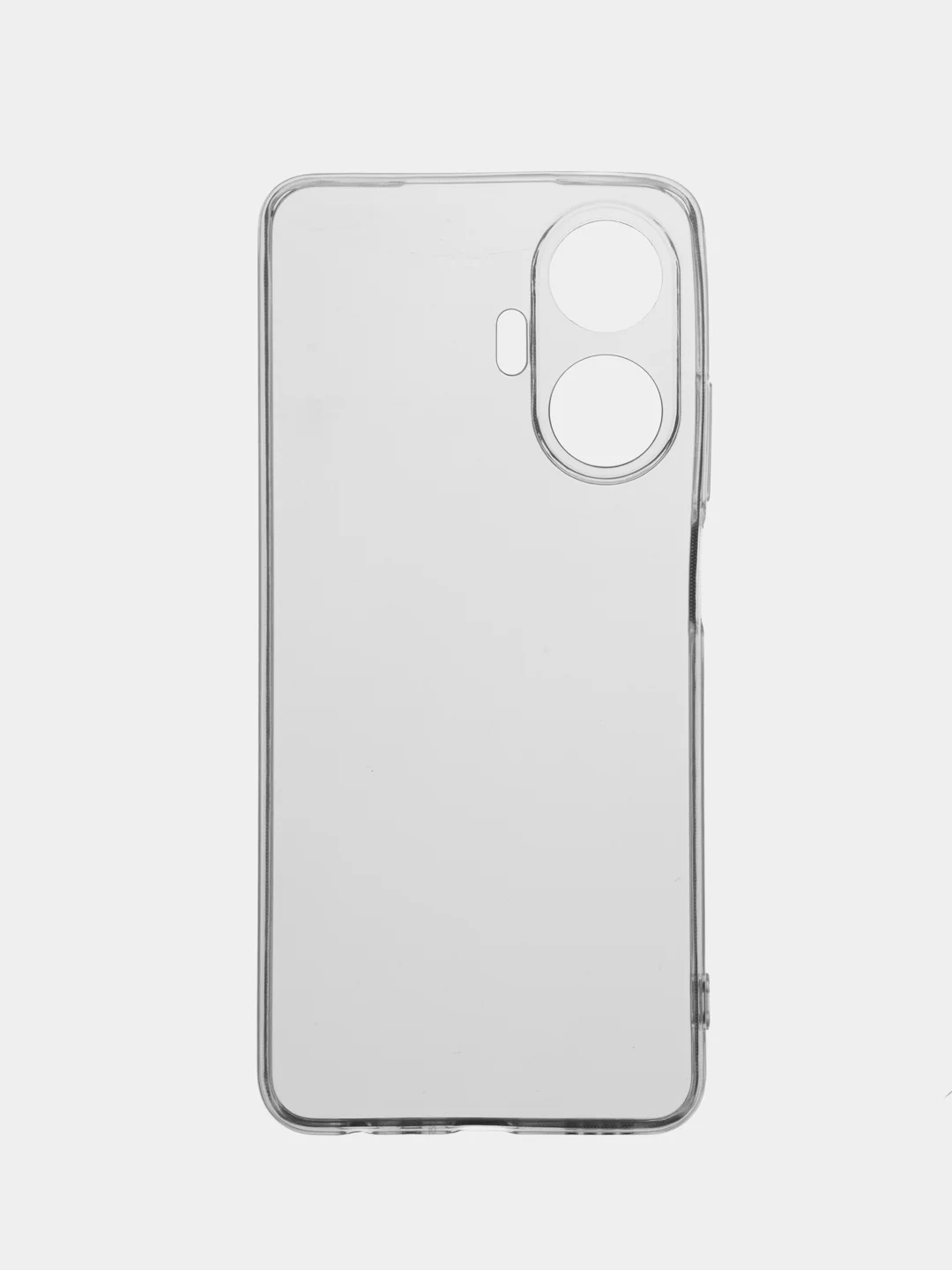 Прозрачный силиконовый чехол BROSCORP для Realme C55 с защитой камер и от прилипания