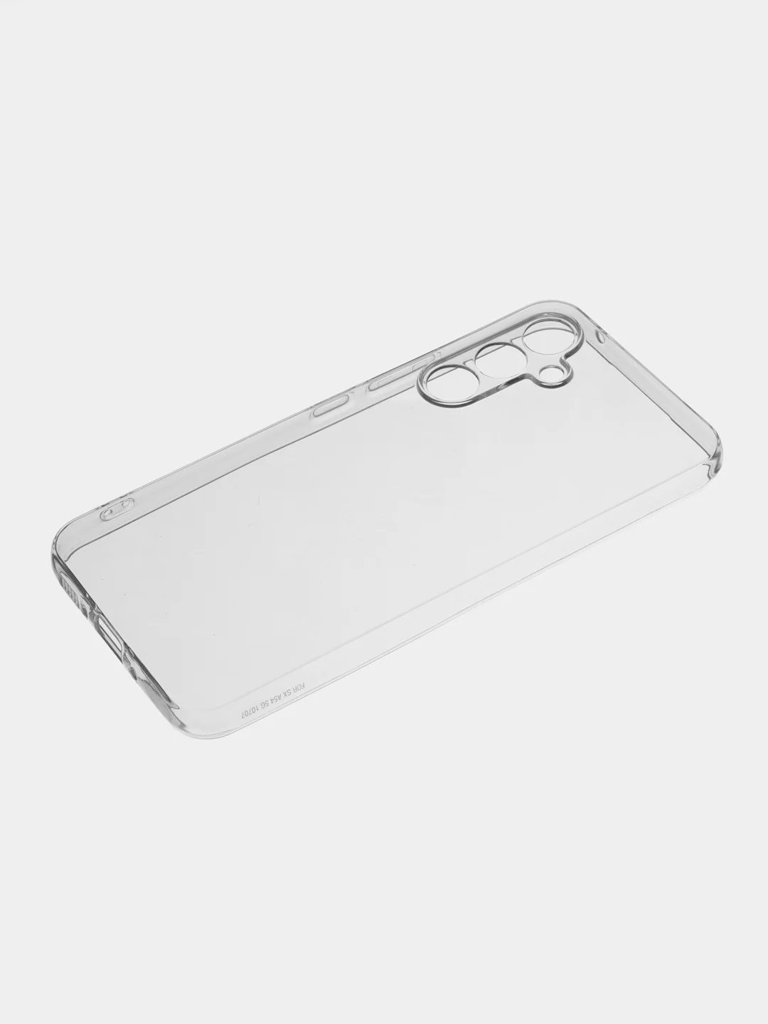 Прозрачный чехол для Samsung Galaxy A54 силиконовый BROSCORP прозрачный с бортиком- защитой камер