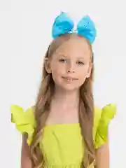 Голубой ободок новогодний