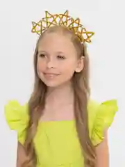 Зеленый ободок новогодний