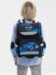 Рюкзак школьный, для мальчика, Юнландия Wise, 1 отделение, 3 кармана, Speed race, 271398