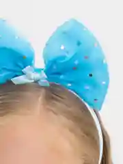 Голубой ободок новогодний