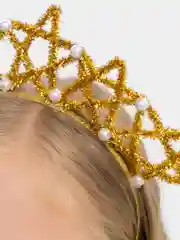 Зеленый ободок новогодний