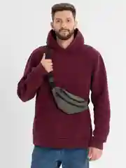 Приглушённый хаки сумка на пояс, унисекс бананка, два отдела