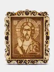 Икона Иисуса Христа, для дома или в машину, освященная, подарок для верующих