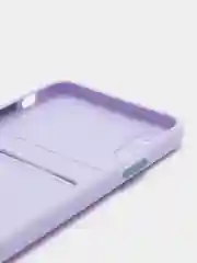 Лавандовый чехол для iPhone X, XS (Айфон Х, ХС), силиконовый, с защитой камеры