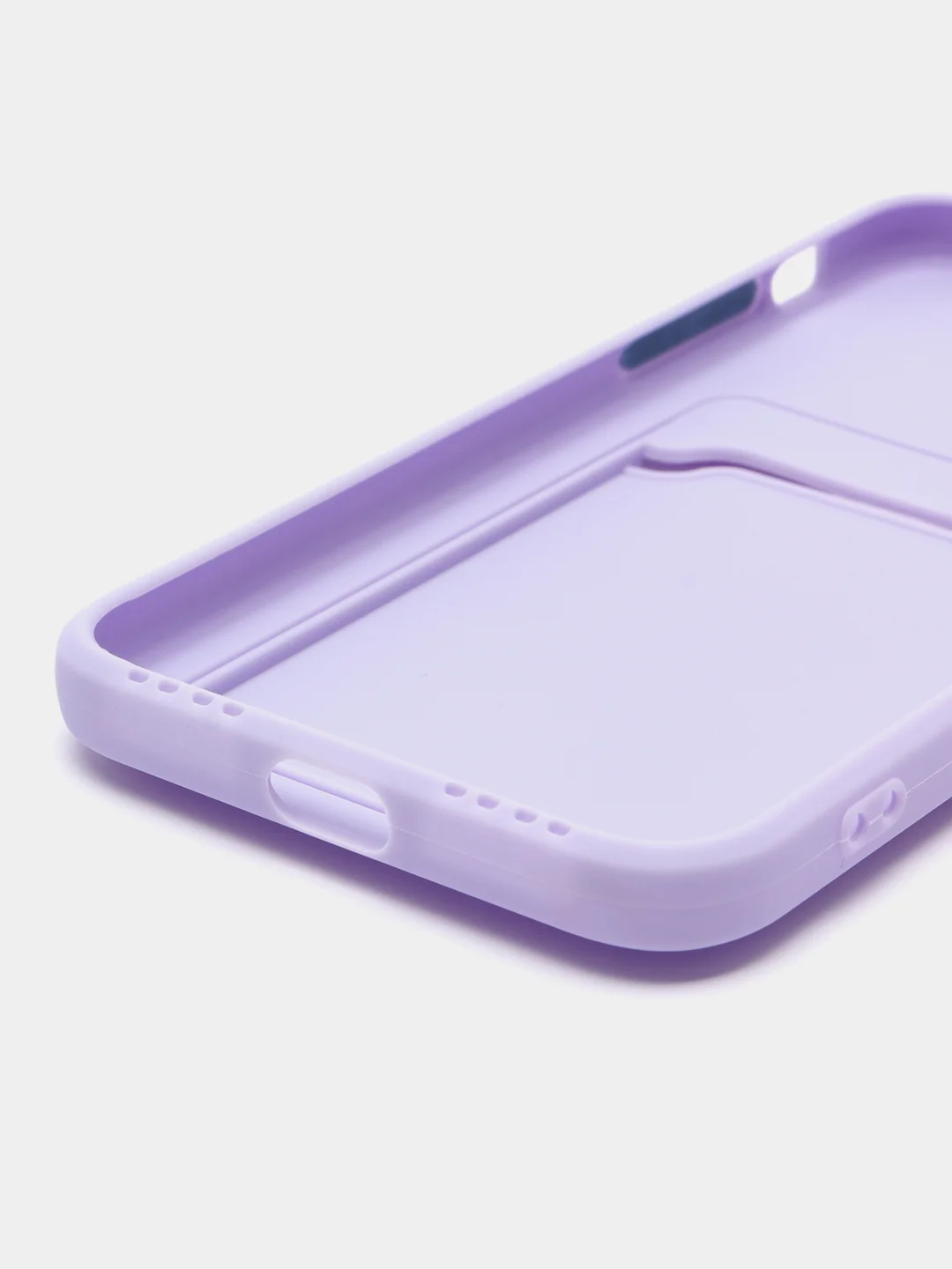 Лавандовый чехол для iPhone X, XS (Айфон Х, ХС), силиконовый, с защитой камеры