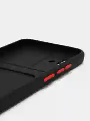 Черный силиконовый чехол для Realme C20, C11 2021, Narzo 50i c отсеком для карт, Реалми С20, С11