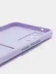 Лавандовый силиконовый чехол для Vivo V23E, S10E 5G, Y75 4G (Виво В23Е, С10Е, У75 4 джи), прозрачный