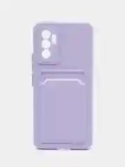 Лавандовый силиконовый чехол для Vivo V23E, S10E 5G, Y75 4G (Виво В23Е, С10Е, У75 4 джи), прозрачный