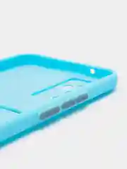 Голубой силиконовый чехол для Vivo V23E, S10E 5G, Y75 4G (Виво В23Е, С10Е, У75 4 джи), прозрачный