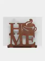 Салфетница деревянная коричневая, подставка для салфеток