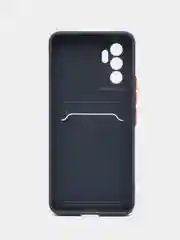 Темно-синий силиконовый чехол для Vivo V23E, S10E 5G, Y75 4G (Виво В23Е, С10Е, У75 4 джи), прозрачный