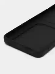 Черный чехол силиконовый на Samsung Galaxy A13 4G (Самсунг Галакси А13), с защитой камеры