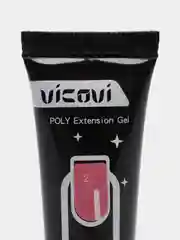 Акригель, гель для наращивания ногтей Vicovi, прозрачный, камуфлирующий, 15 мл