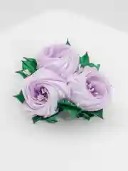 Сиреневый резинки с бантиками