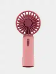 Розовый портативный настольный/ подвесной вентилятор USB