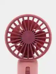 Розовый портативный настольный/ подвесной вентилятор USB