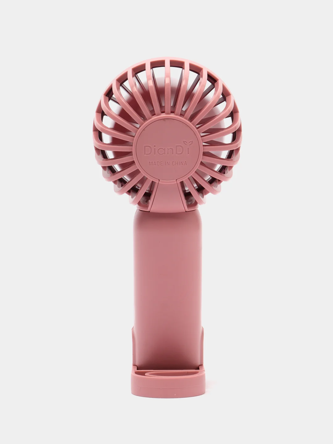 Розовый портативный настольный/ подвесной вентилятор USB