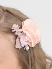 Розовый заколка для волос