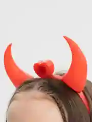 Красный светящийся ободок рожки