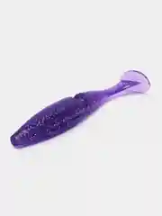 Аметистовый приманка силиконовая sawamura oneup shad 5