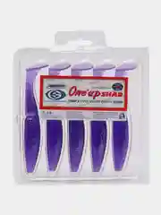 Аметистовый приманка силиконовая sawamura oneup shad 5